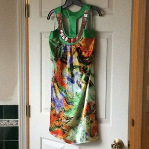 Colorful Sharagano Mini Dress M